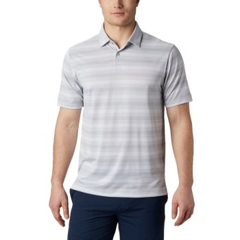 Columbia Polo Heren, Omni-Wick Chatter Grijs, 75FMAEIVW